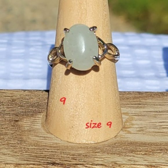 Green Aventurine Gemstone Rings - Picture 8 of 8